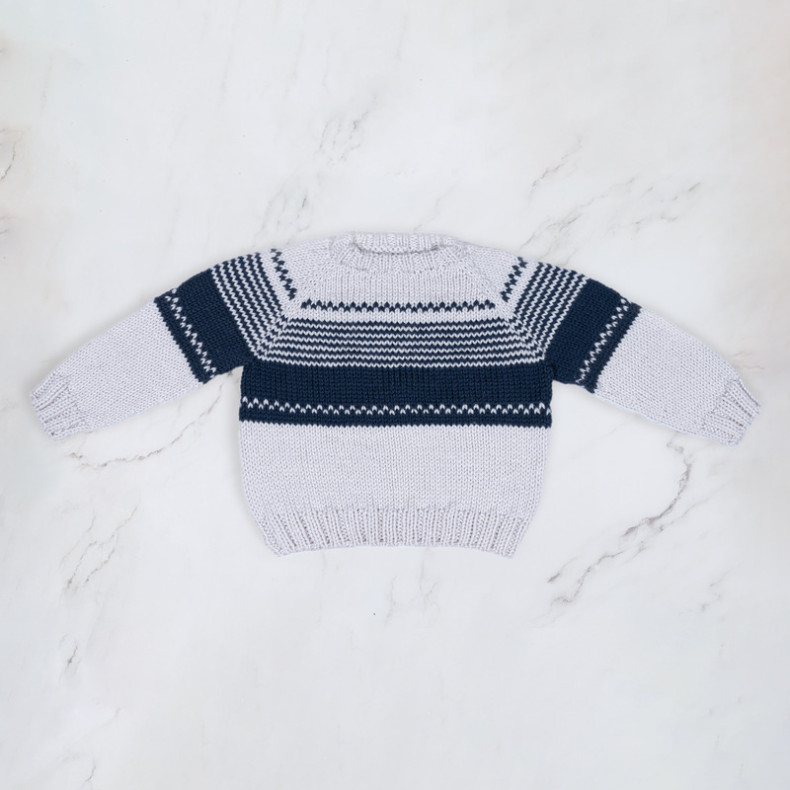 Modèle tricot PDF -  Pull Loik