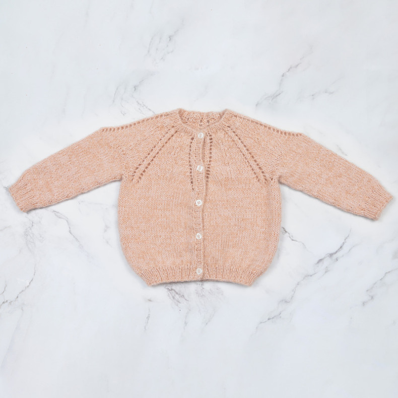 Modèle tricot PDF - Cardigan Lorraine