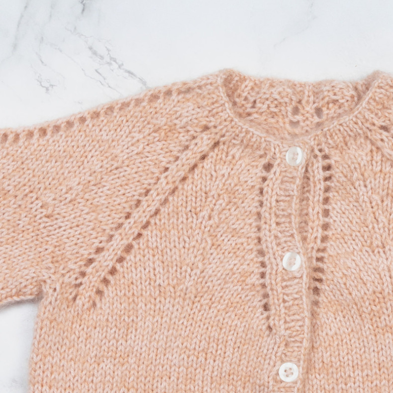 Modèle tricot PDF - Cardigan Lorraine