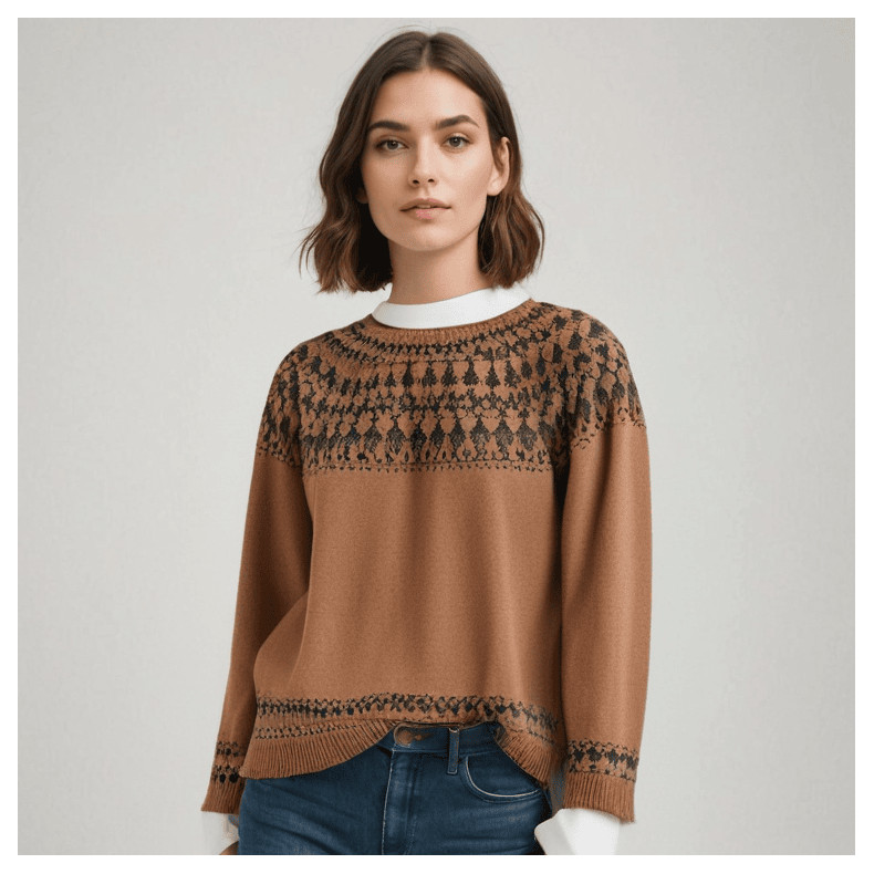 Modèle tricot PDF - Pull Lorelei