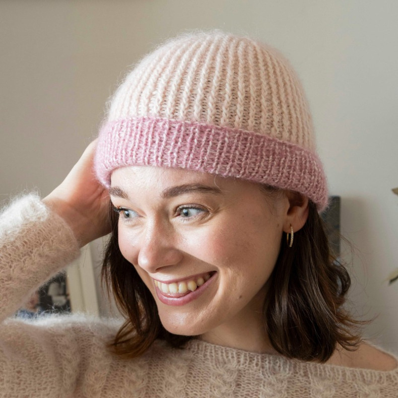 Modèle tricot PDF - Bonnet Melanie