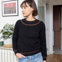 Modèle tricot PDF - Pull Cléophée