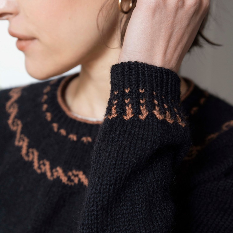 Modèle tricot PDF - Pull Cléophée