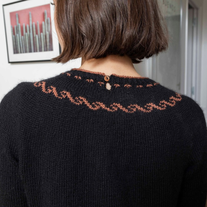 Modèle tricot PDF - Pull Cléophée