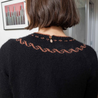 Modèle tricot PDF - Pull Cléophée