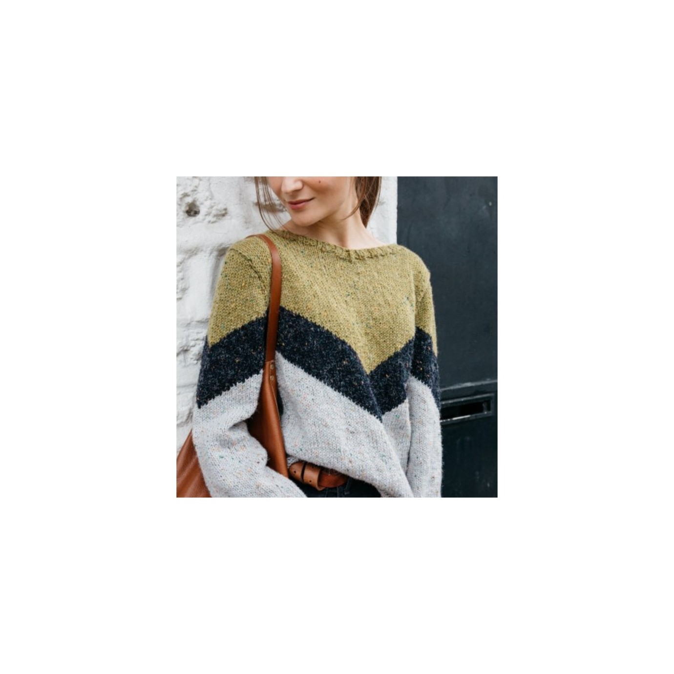Modele tricot pdf kit pull joe pour femme en laine tipi